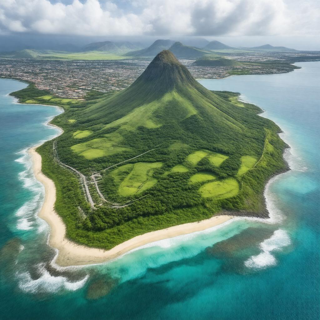 AI-created image of Sint Eustatius