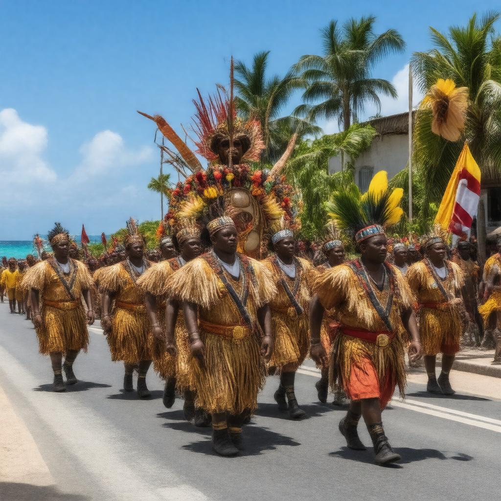 AI-created image of Sint Maarten Day