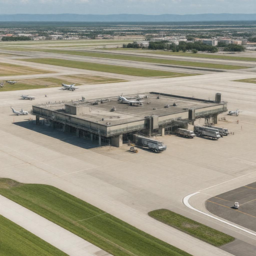 Click to view larger image AI-created image of Sioux Gateway Airport