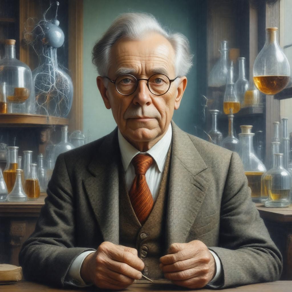 AI-created image of Sir Alan Hodgkin