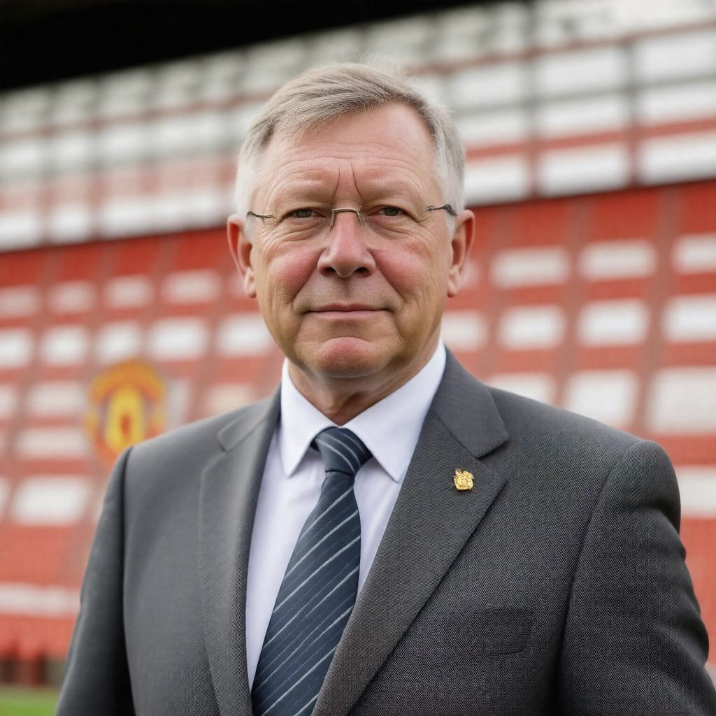 AI-created image of Sir Alex Ferguson