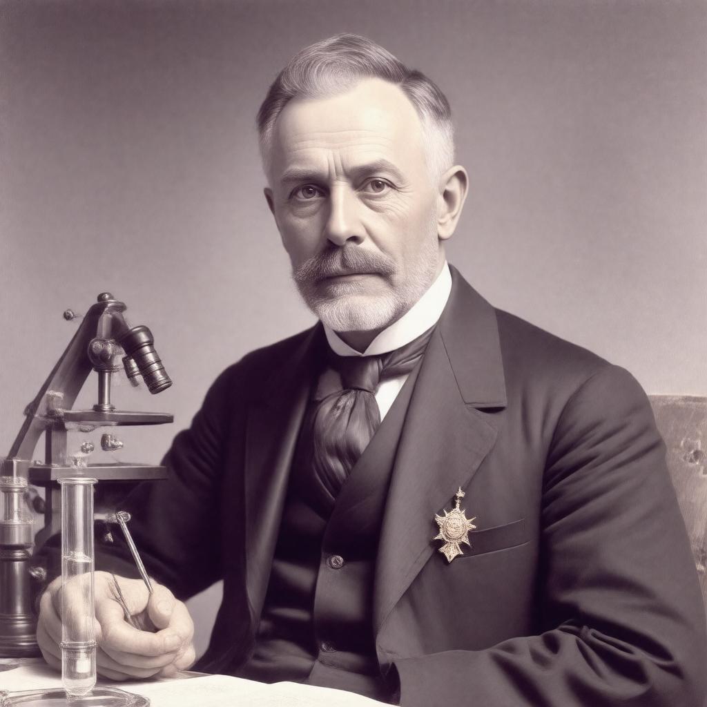 AI-created image of Sir Almroth Wright