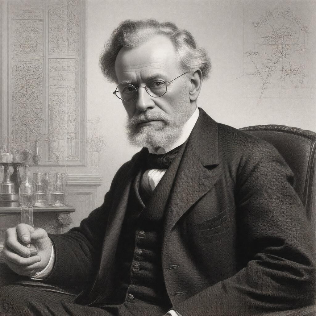 AI-created image of Sir Andrew Fielding Huxley