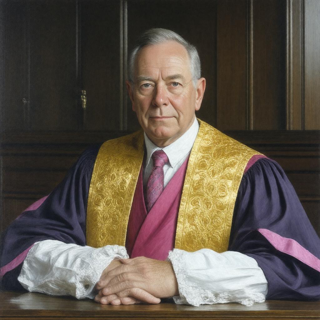 Click to view larger image AI-created image of Sir Andrew McFarlane
