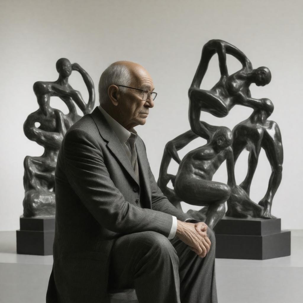 AI-created image of Sir Anthony Caro