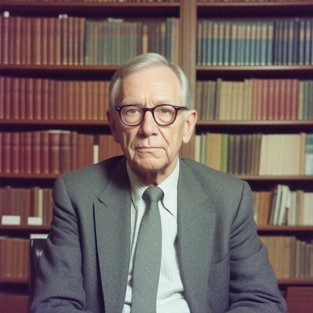 AI-created image of Sir Anthony Giddens