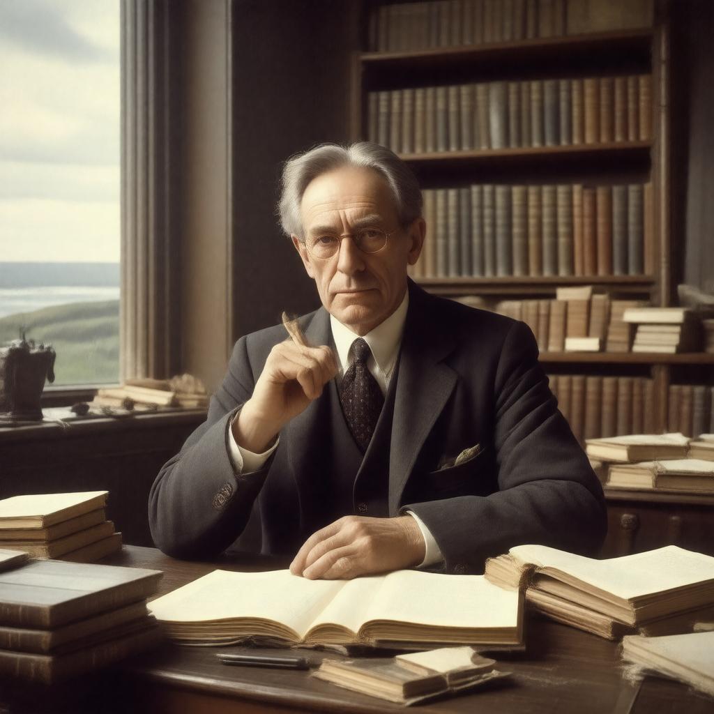 AI-created image of Sir Arthur Quiller-Couch