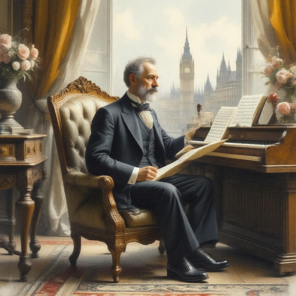 AI-created image of Sir Arthur Sullivan