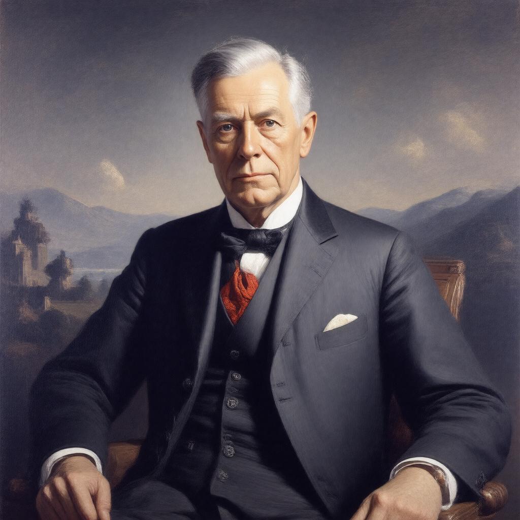 AI-created image of Sir Austen Chamberlain