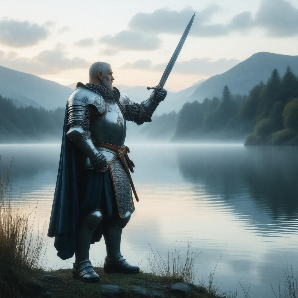 AI-created image of Sir Bedivere