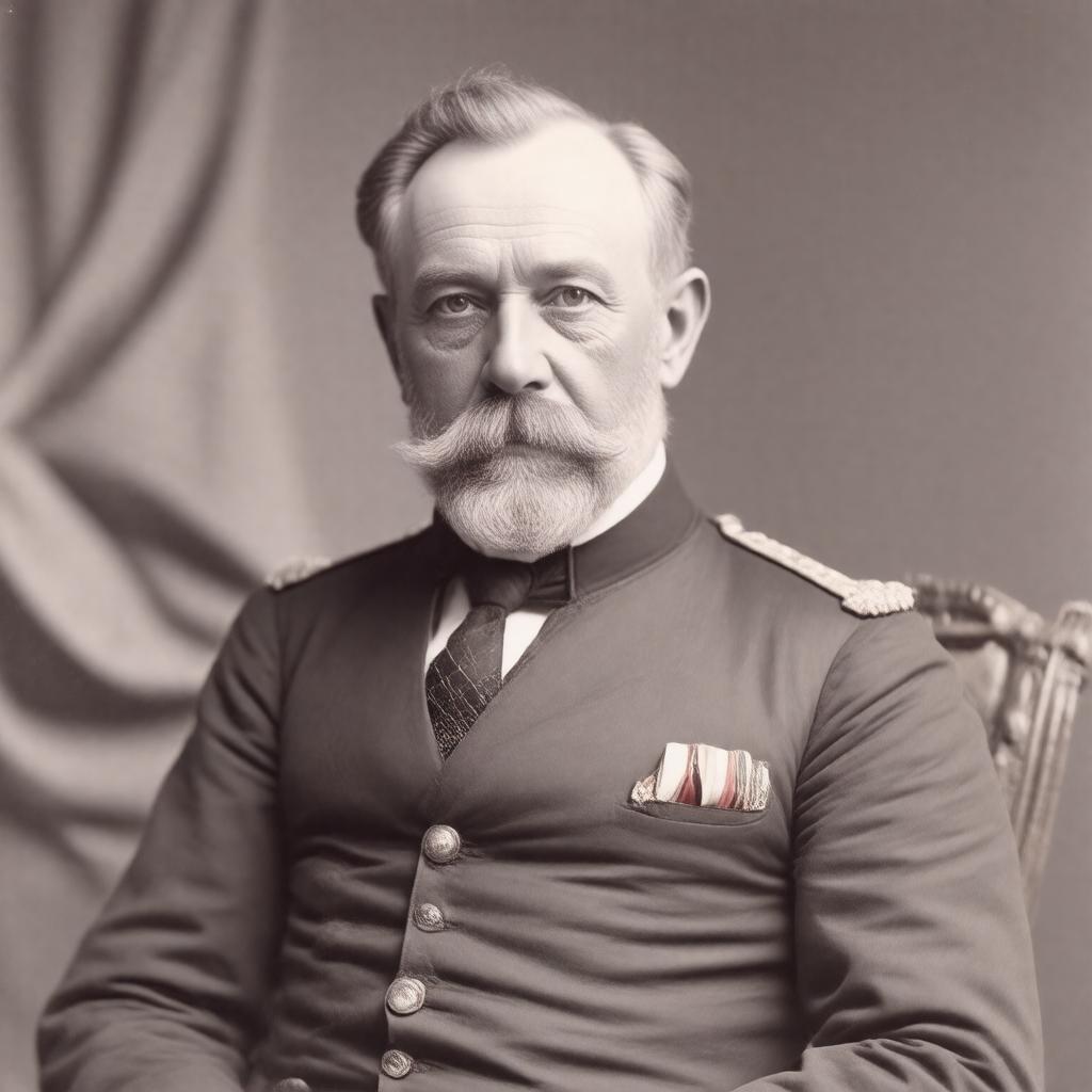 Click to view larger image AI-created image of Sir Charles Umpherston Aitchison