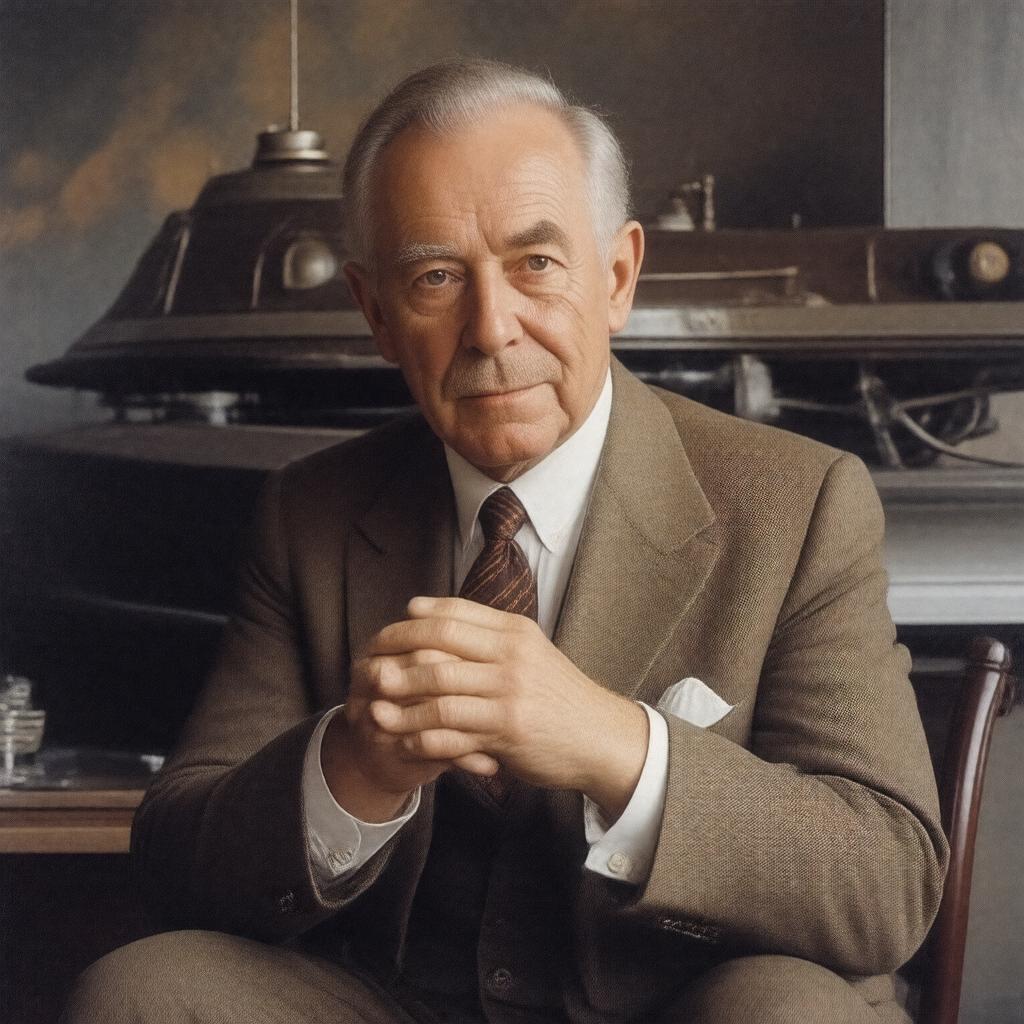 AI-created image of Sir Christopher Cockerell