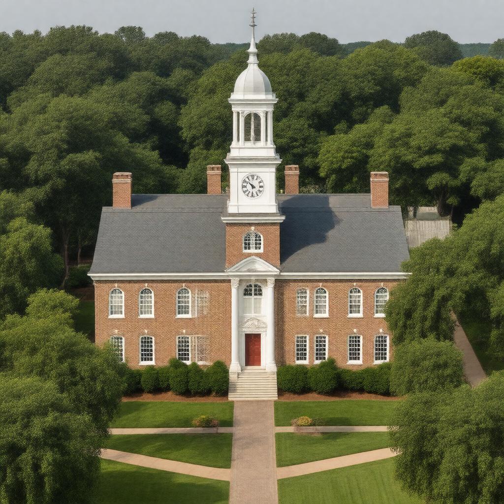 Click to view larger image AI-created image of Sir Christopher Wren Building