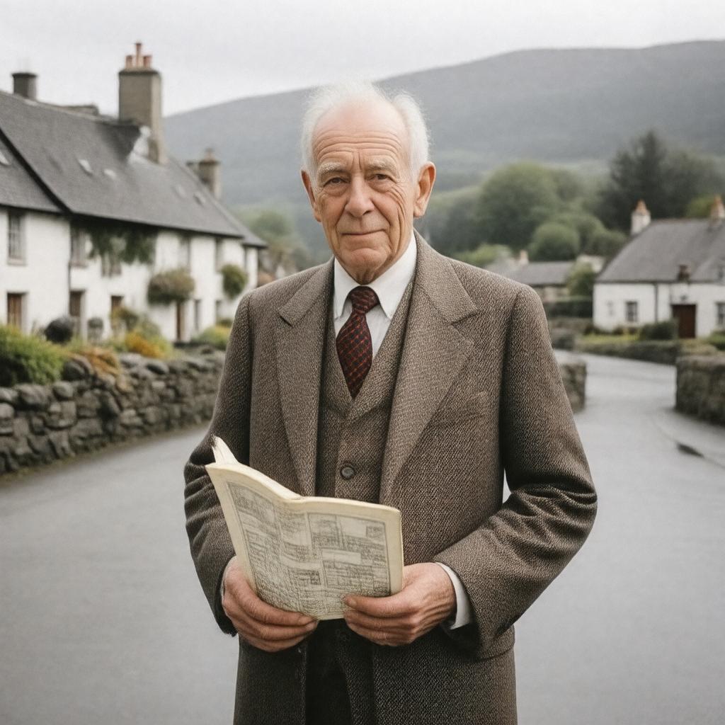 AI-created image of Sir Clough Williams-Ellis