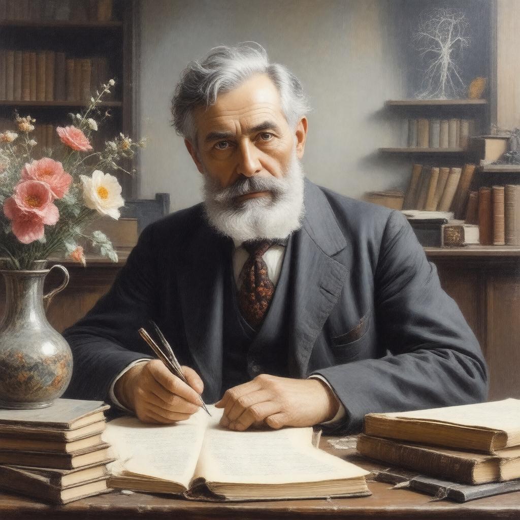 AI-created image of Sir D'Arcy Wentworth Thompson