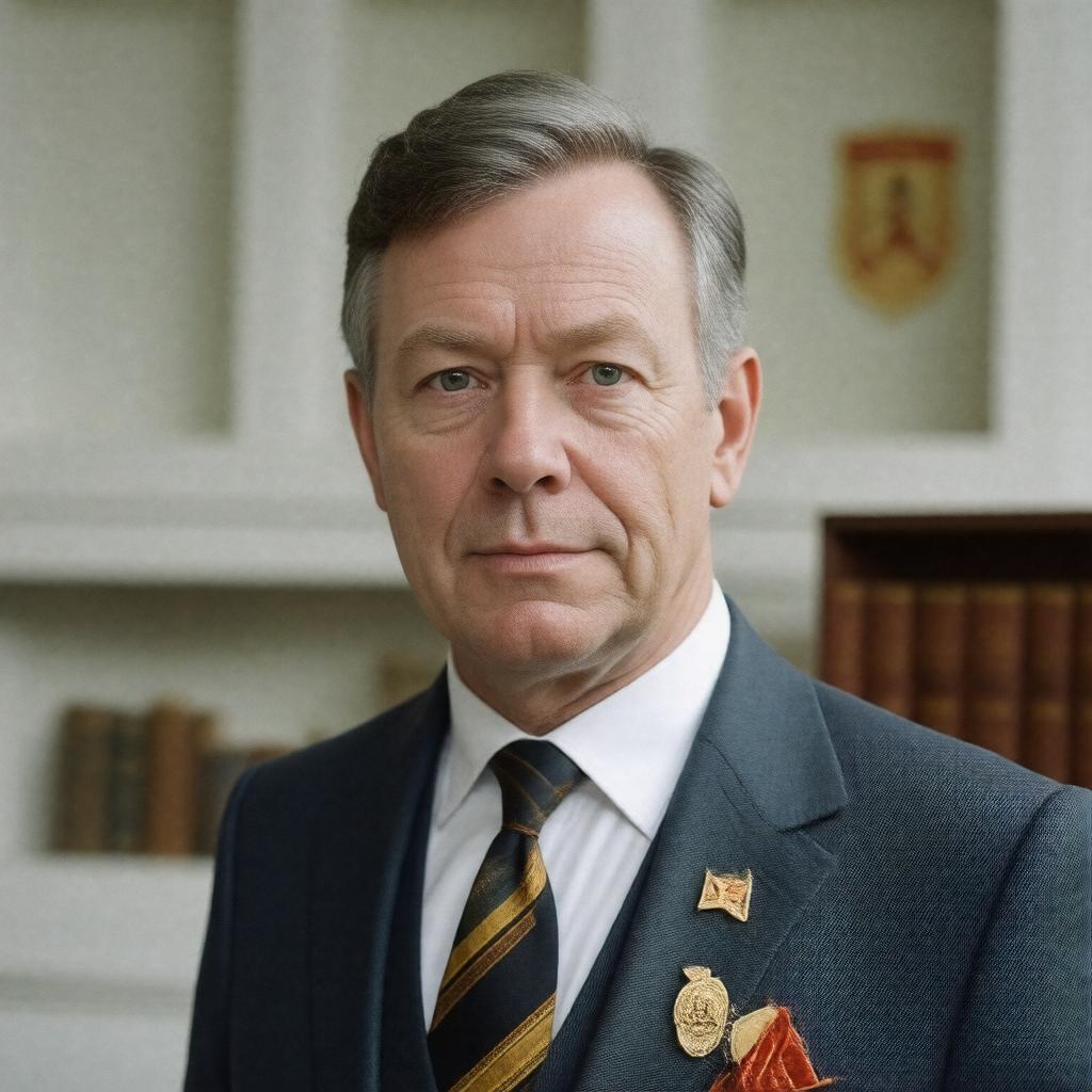 Click to view larger image AI-created image of Sir David Bell