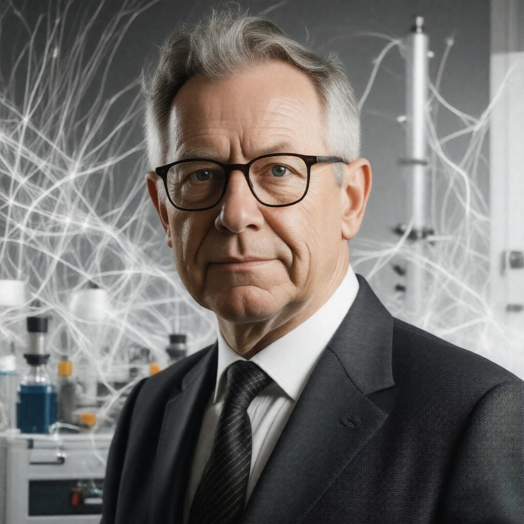 Click to view larger image AI-created image of Sir David Payne