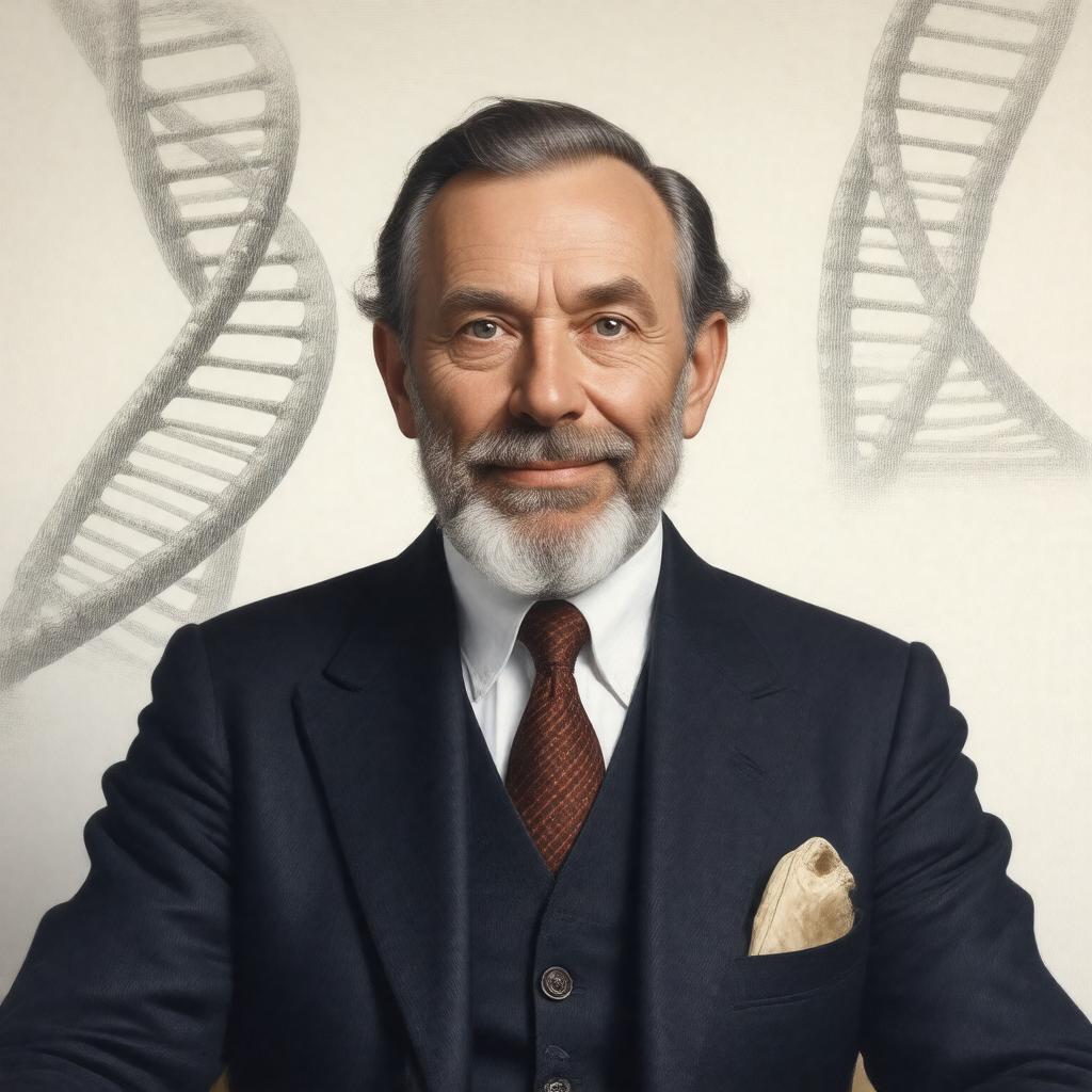 AI-created image of Sir David Weatherall