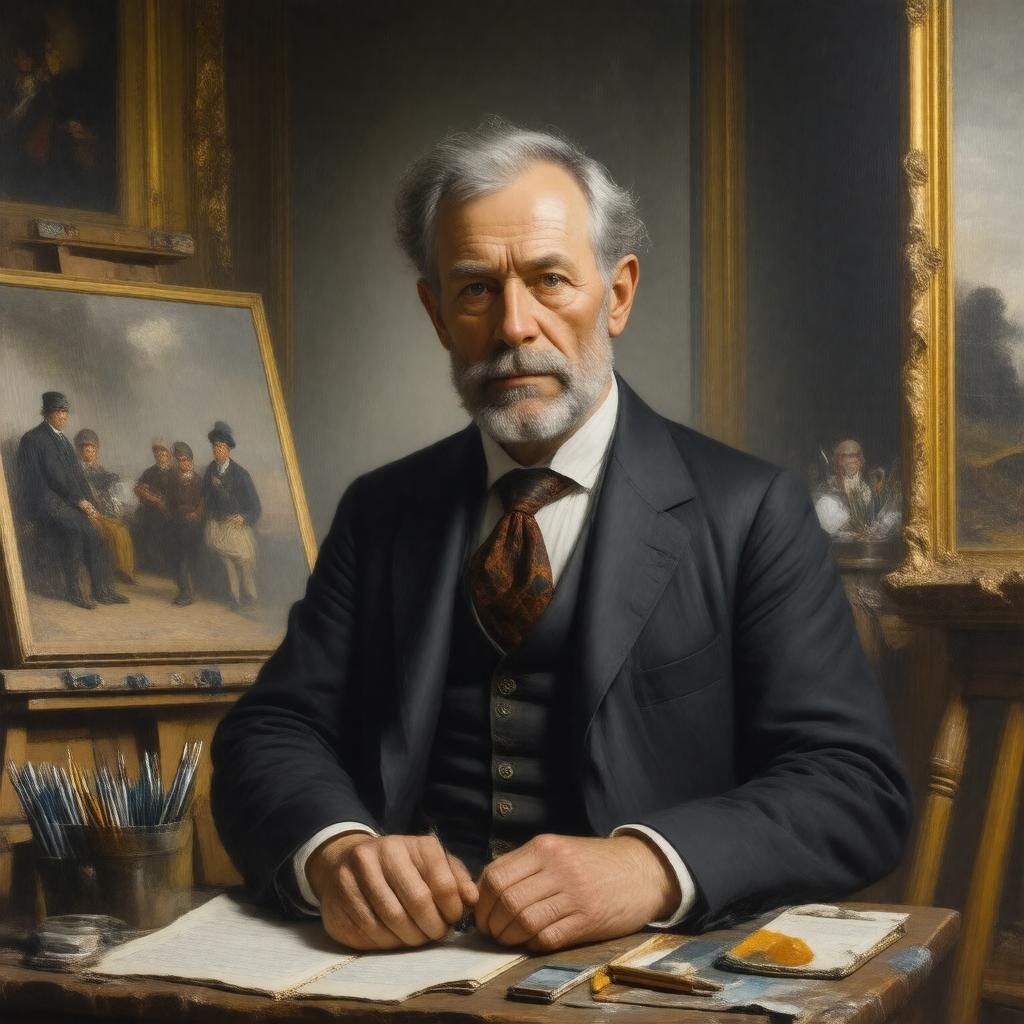 AI-created image of Sir David Wilkie