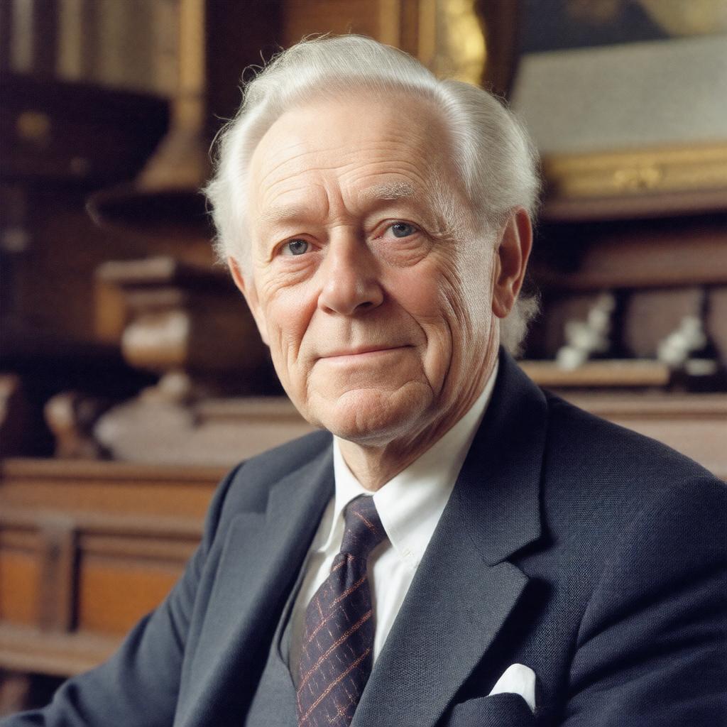 AI-created image of Sir David Willcocks