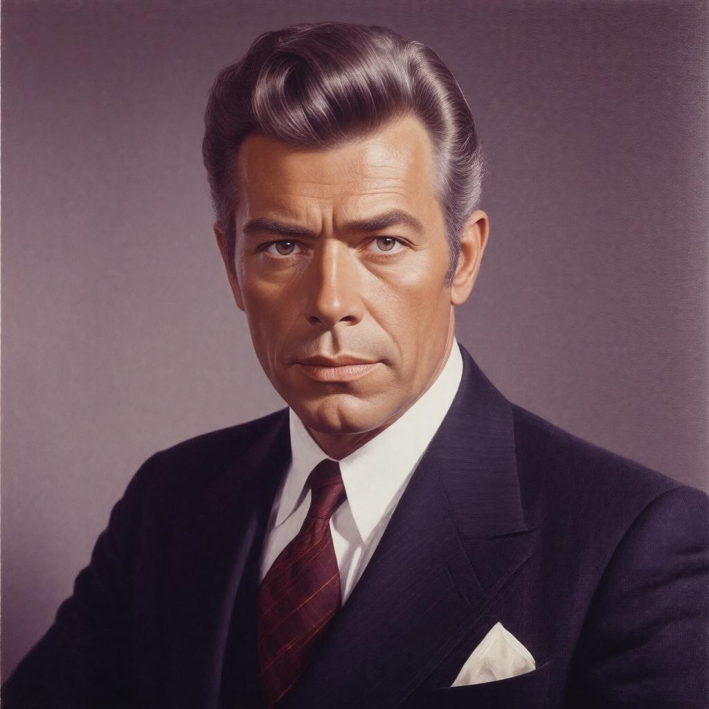 AI-created image of Sir Dirk Bogarde