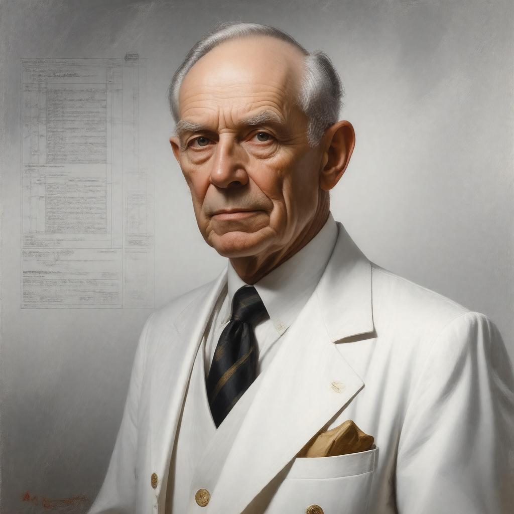 AI-created image of Sir Donald Acheson