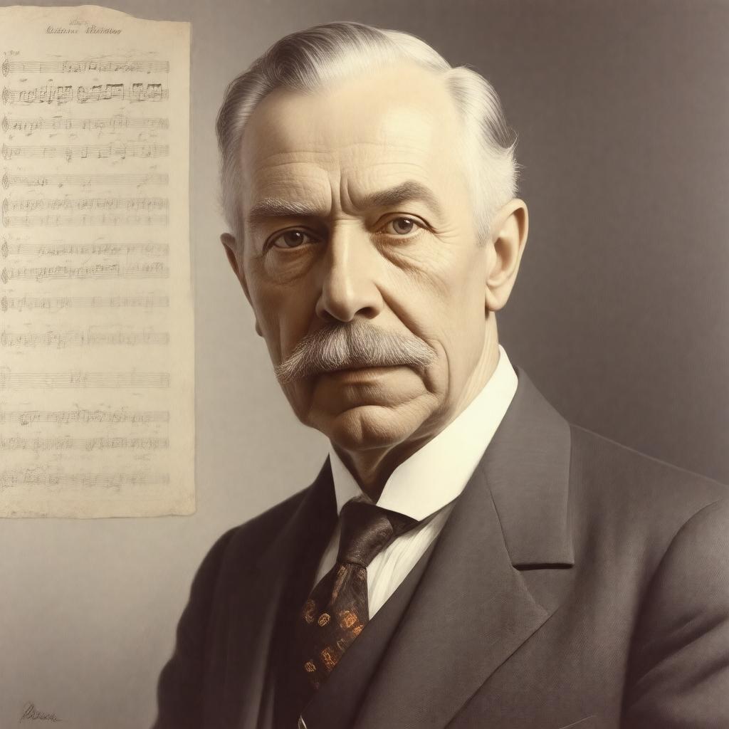 AI-created image of Sir Edward Elgar