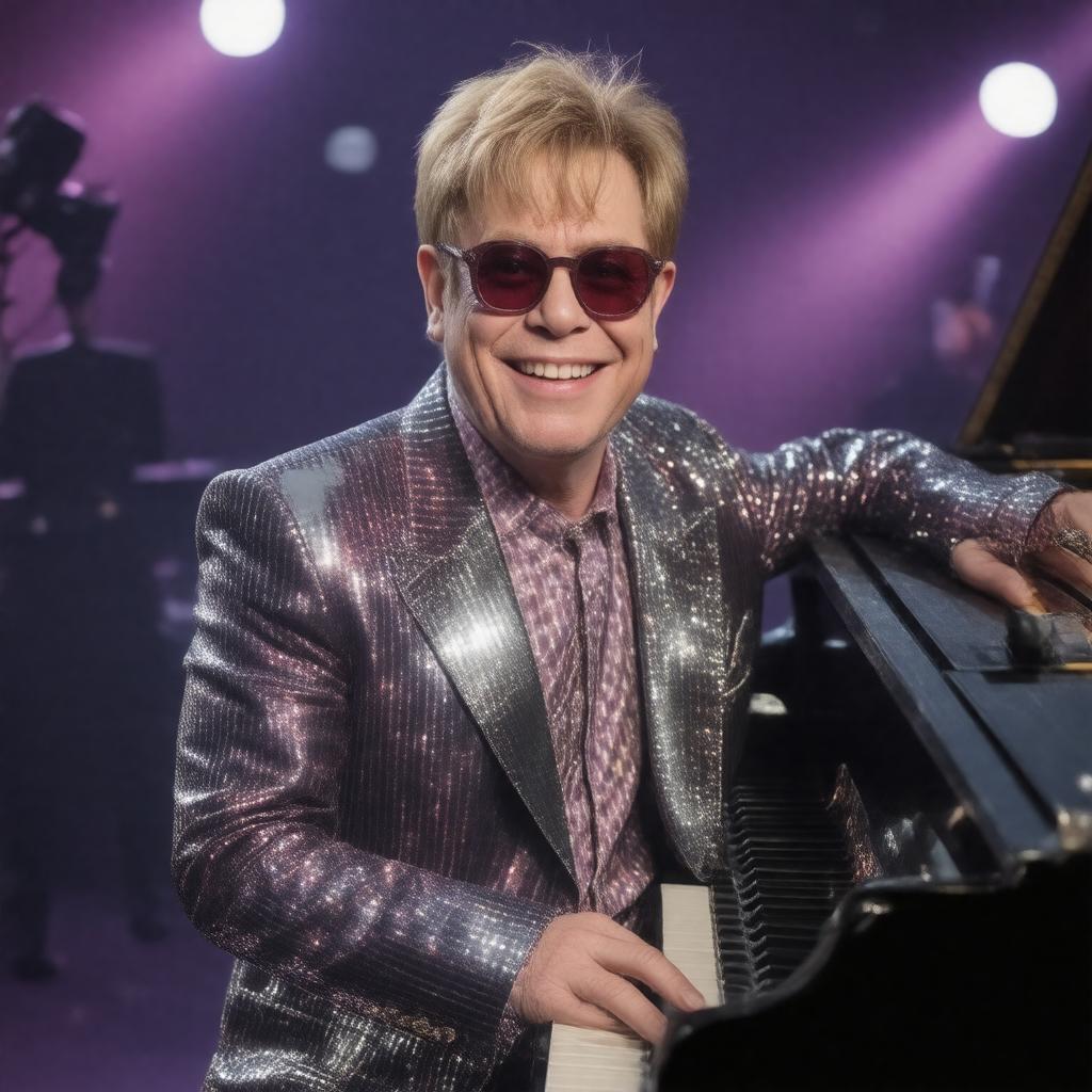 AI-created image of Sir Elton John