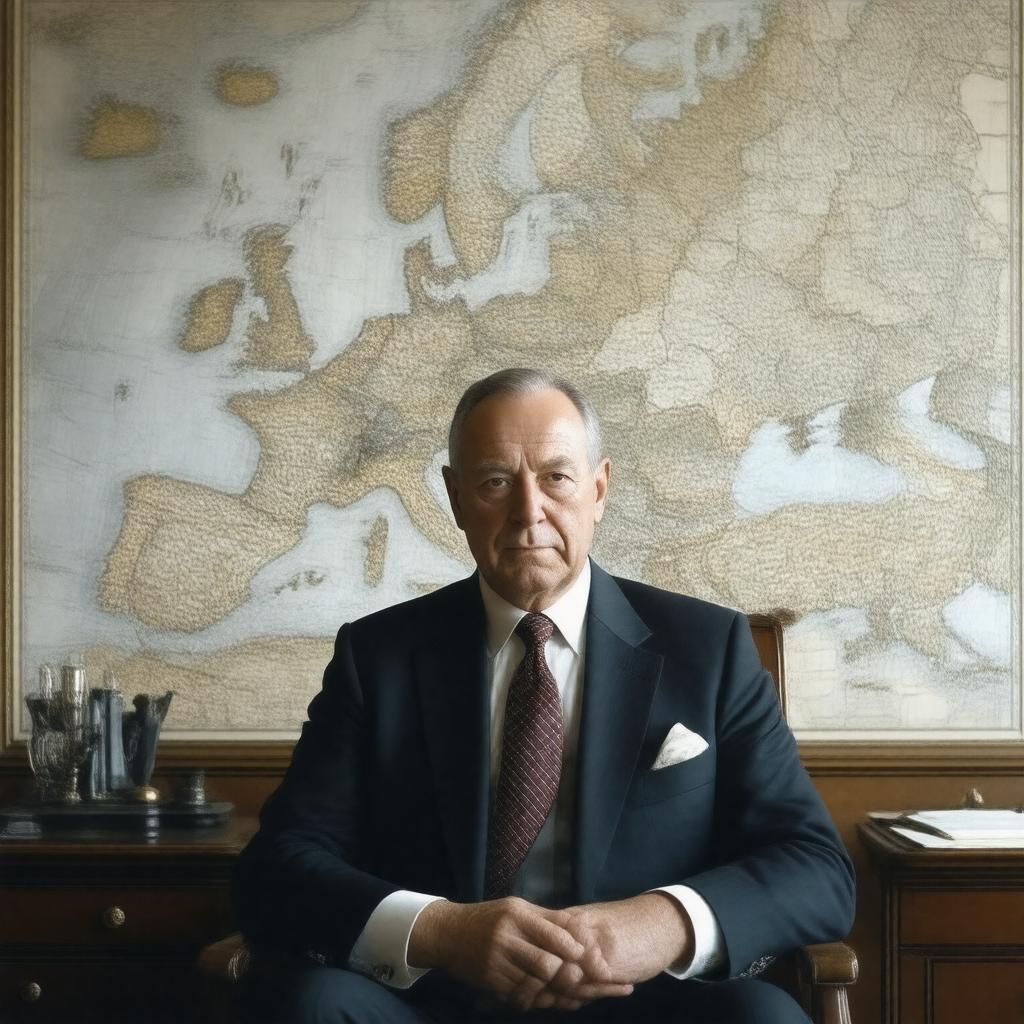 AI-created image of Sir Ernest Cassel