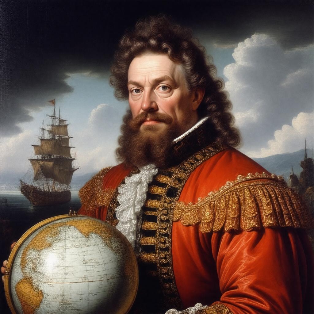 AI-created image of Sir Francis Drake