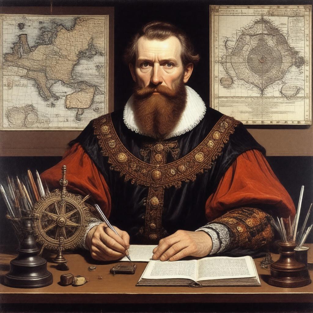 AI-created image of Sir Francis Walsingham