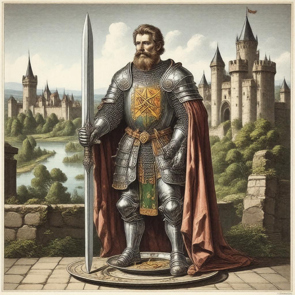 AI-created image of Sir Gawain
