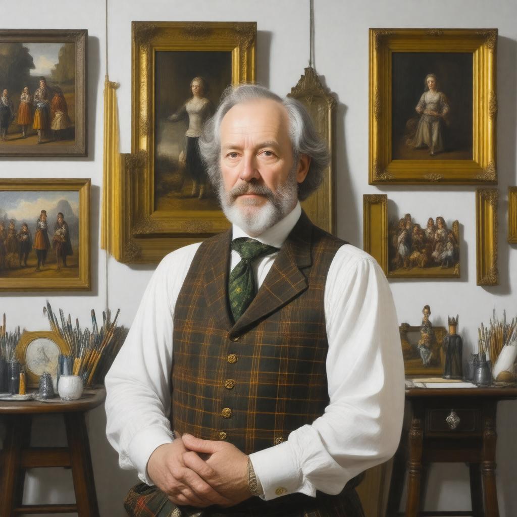 AI-created image of Sir George Harvey