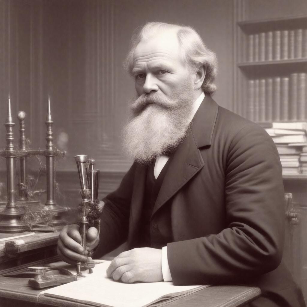 AI-created image of Sir George Howard Darwin