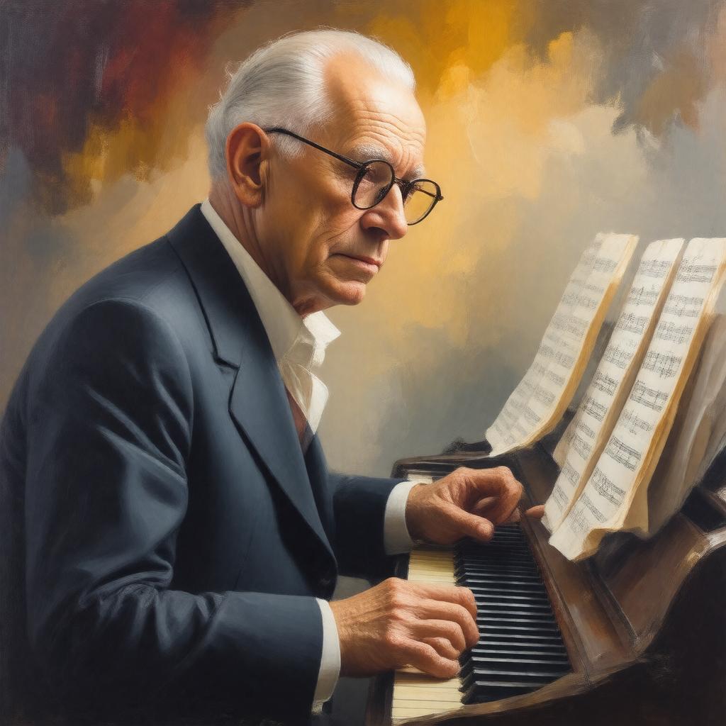 AI-created image of Sir George Shearing