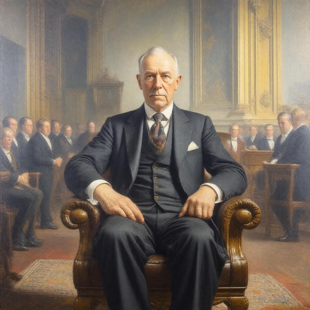 AI-created image of Sir George Younger