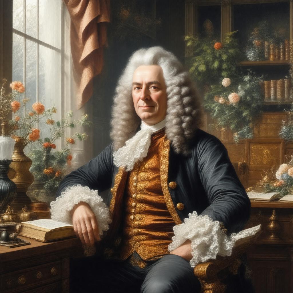 AI-created image of Sir Hans Sloane