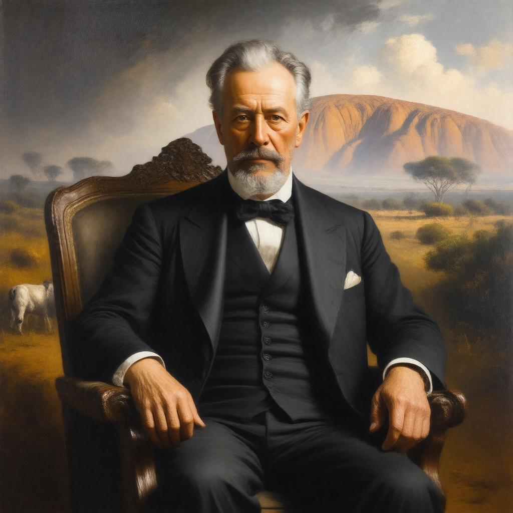 Click to view larger image AI-created image of Sir Henry Ayers