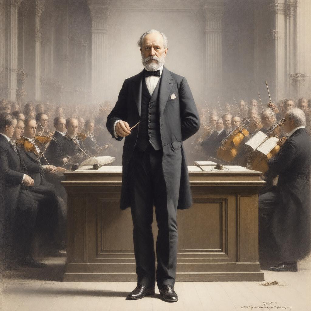 AI-created image of Sir Henry Wood