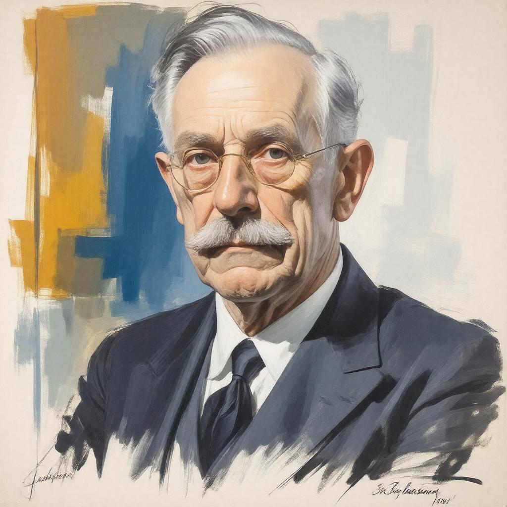 AI-created image of Sir Hugh Casson