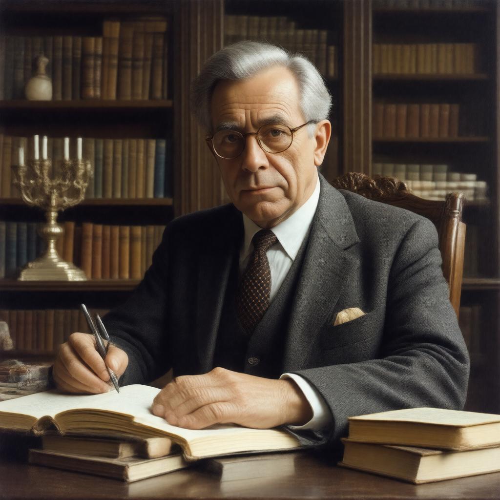 AI-created image of Sir Isaiah Berlin