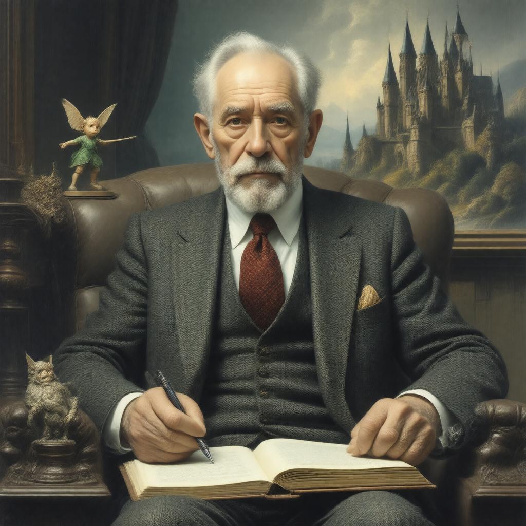 AI-created image of Sir James Barrie