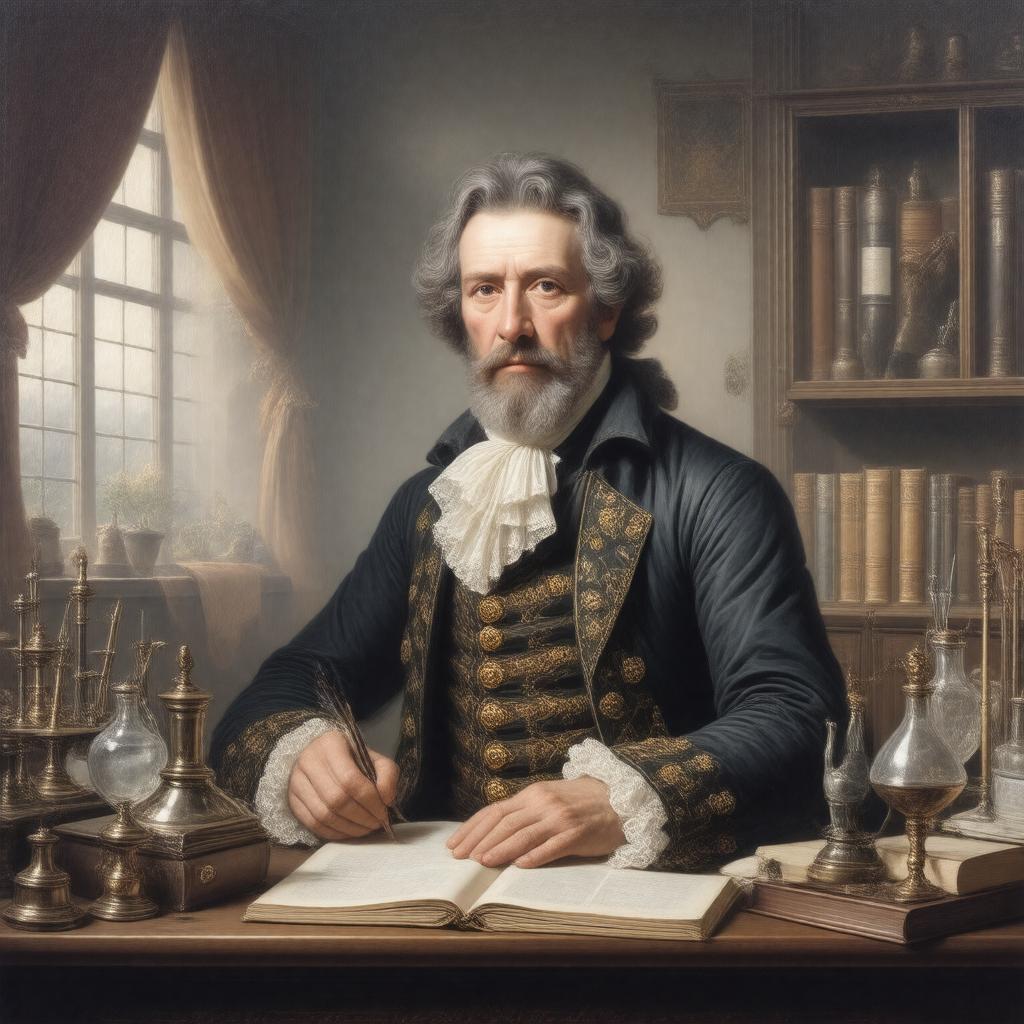 AI-created image of Sir James Hall