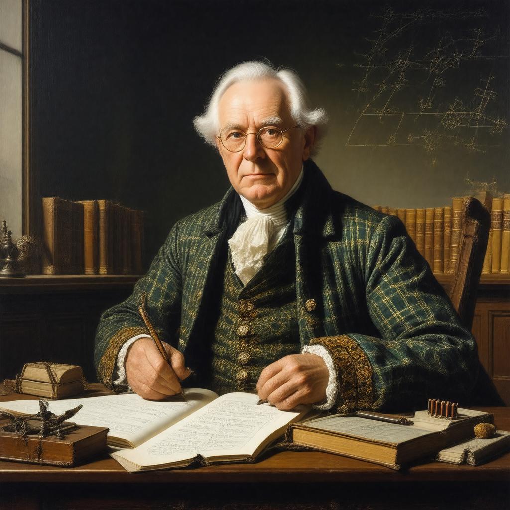 AI-created image of Sir James Ivory