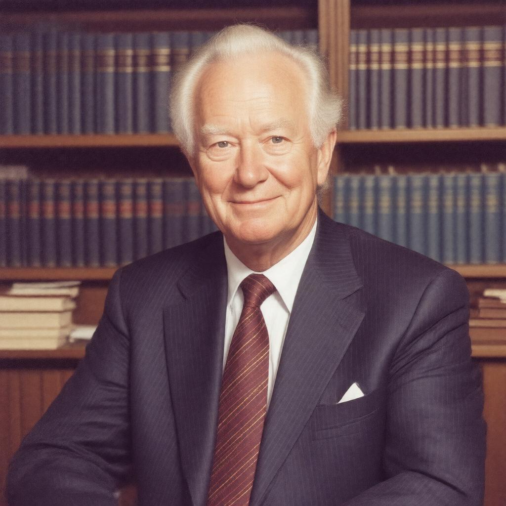 AI-created image of Sir James Mirrlees