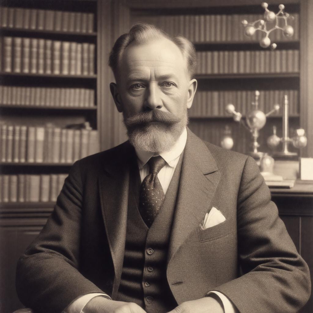 Click to view larger image AI-created image of Sir James Whyte Black