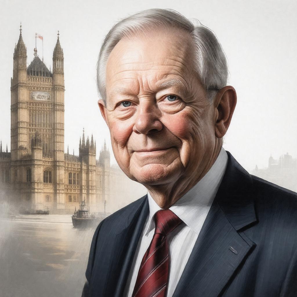 AI-created image of Sir John Chilcot