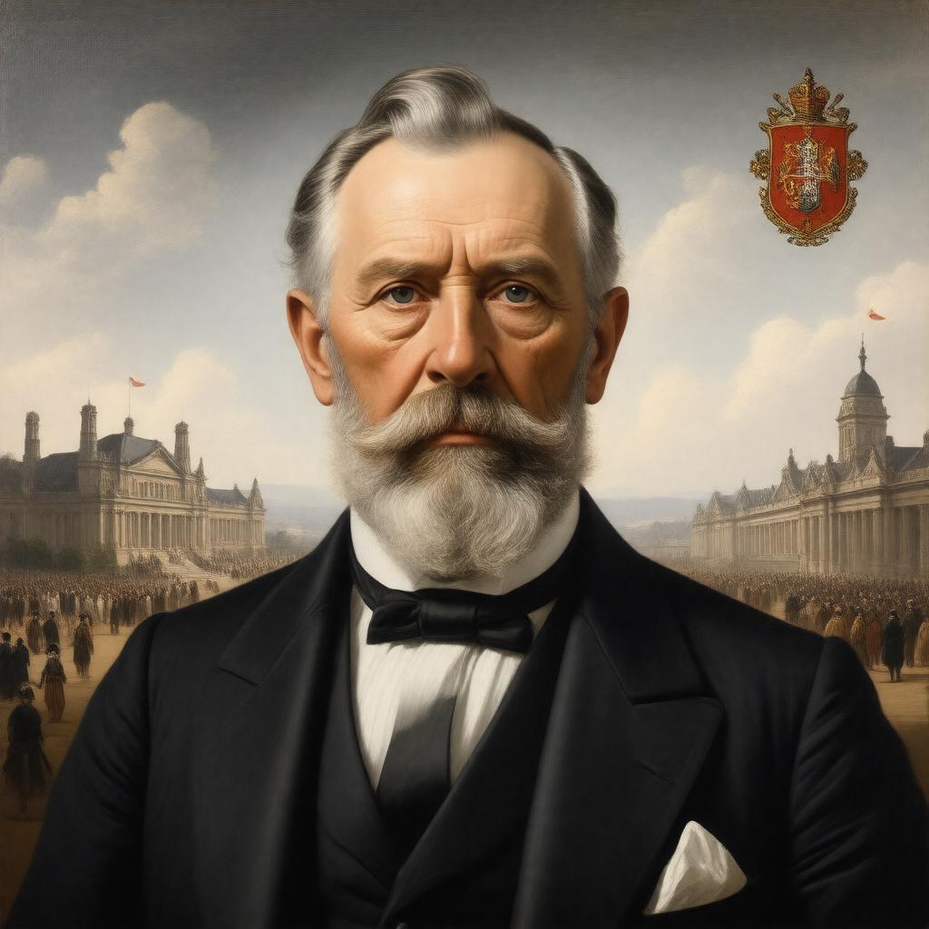 Click to view larger image AI-created image of Sir John Colton