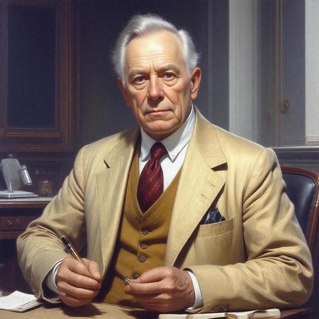 AI-created image of Sir John Crofton