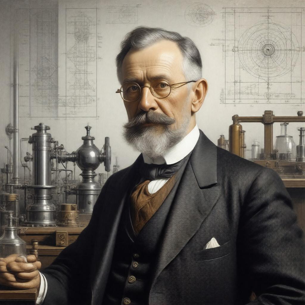 AI-created image of Sir John Douglas Cockcroft